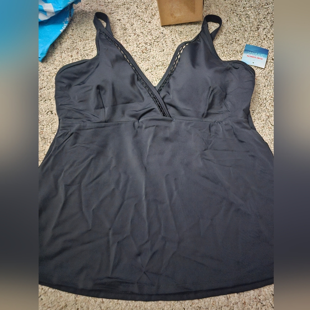 NwT Ruby Ribbon Swim Top